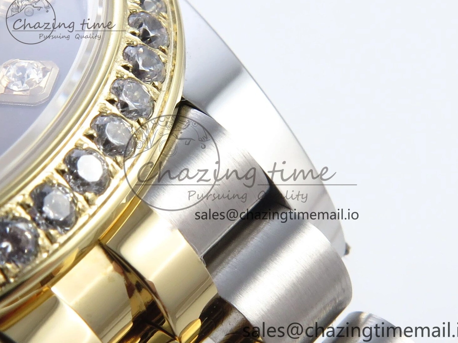 0515 DateJust 31 278383RBR ARF 1:1 Best Edition 904L Steel Brown Diamonds Dial Diamonds Bezel on SS YG Jubilee Bracelet ETA Snug 409